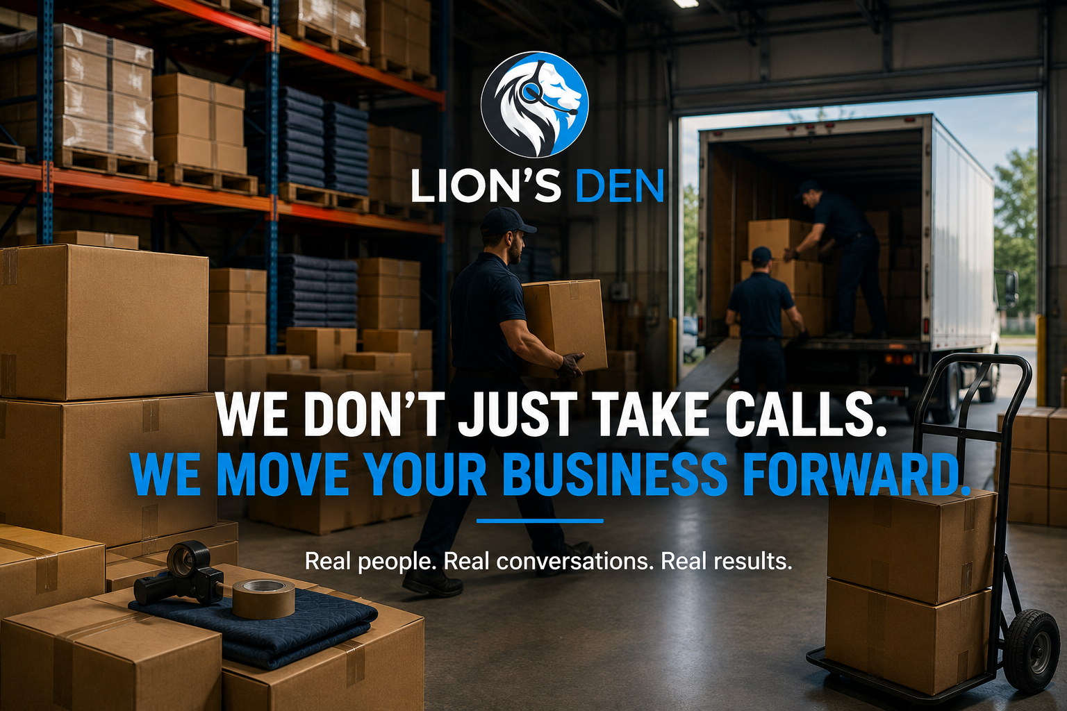 We don't just take calls. We move your business forward.