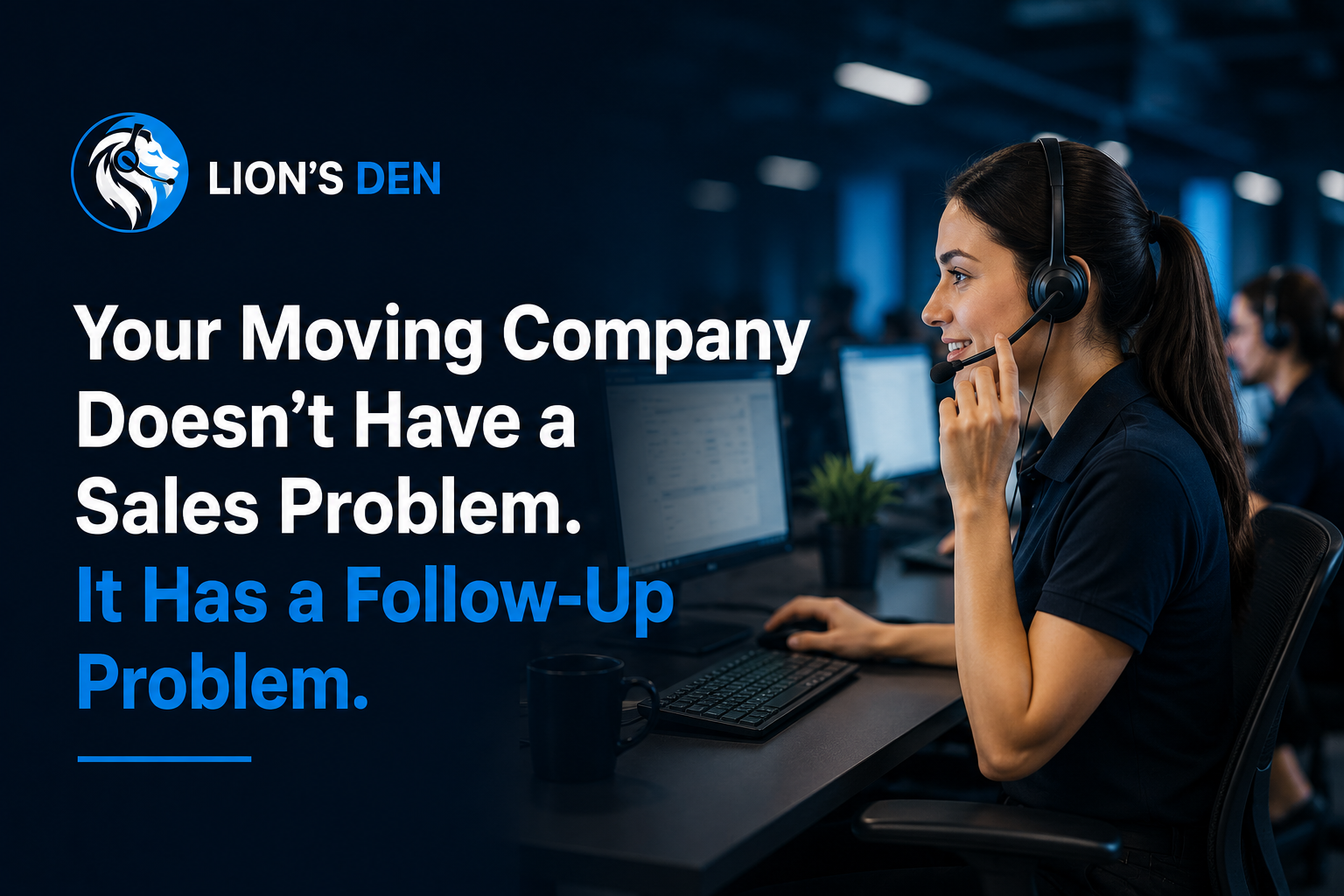 Your Moving Company Doesn't Have a Sales Problem. It Has a Follow-Up Problem.